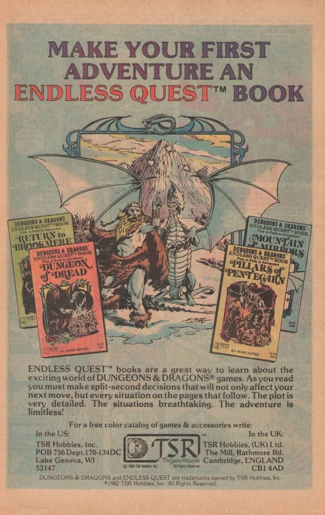 Endless Quest Books R TSR’s Endless Quest Books, 1982 – 1987 | 2 Warps to Neptune