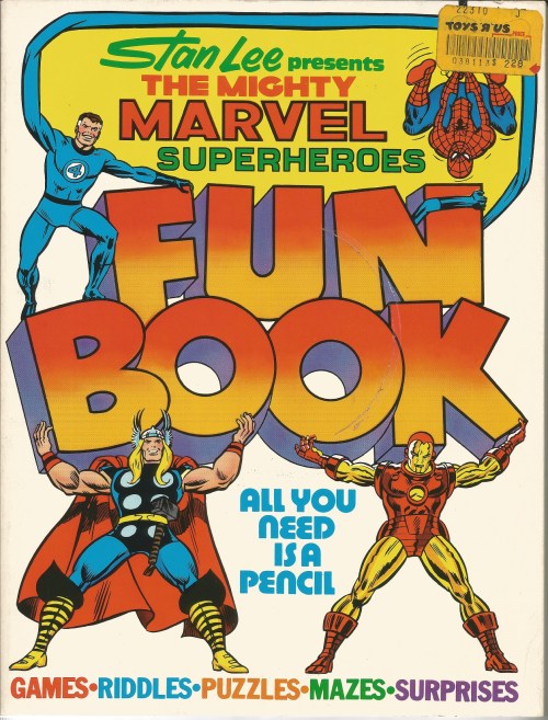 Marvel Superheroes Fun Book 1976