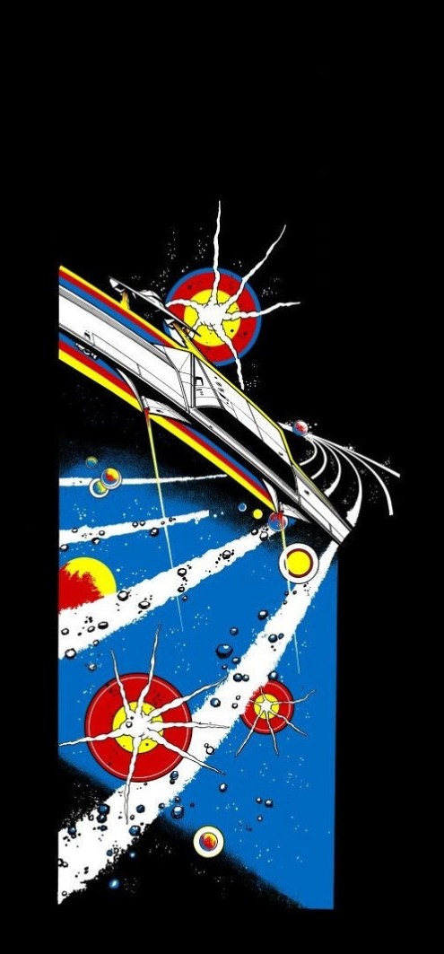 asteroids side art