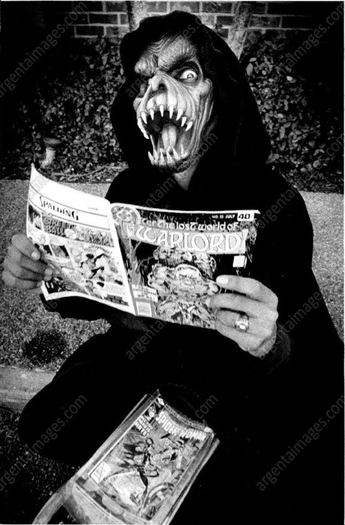 Grim Reaper Reading Comic