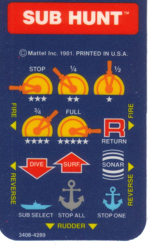 intellivision sub hunt