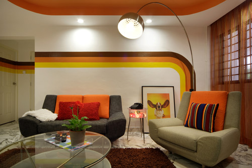 wall stripes 70s
