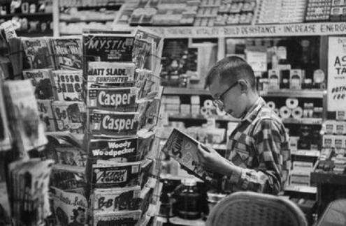 Comic Book Spinner Rack 1956