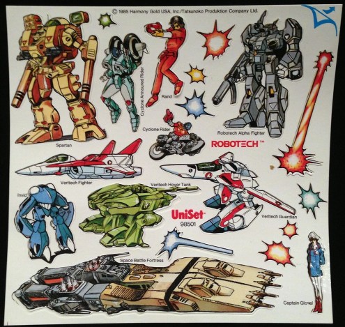 Robotech Press Peel 1985-4