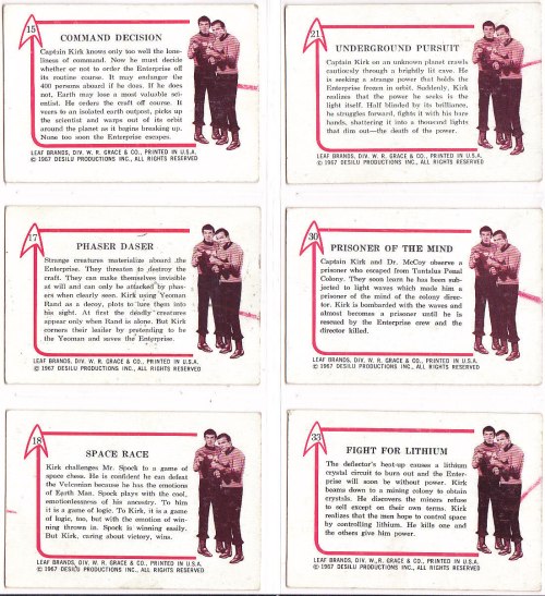 Star Trek Cards 1967-2