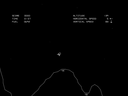 Lunar Lander Screenshot