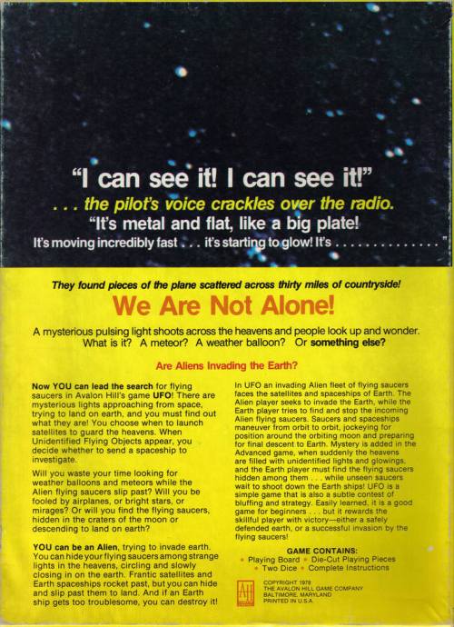 UFO Game 1978-2