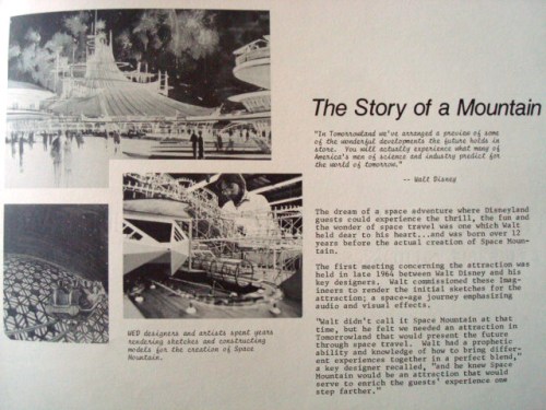 Space Mountain Orientation Book 1977-4