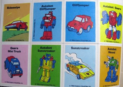 Transformers Stamps 1984-4