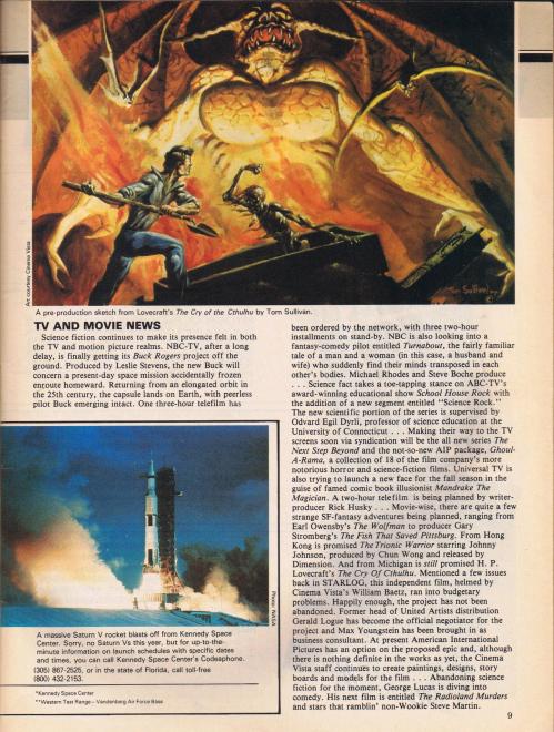 Sullivan Cthulhu 1977