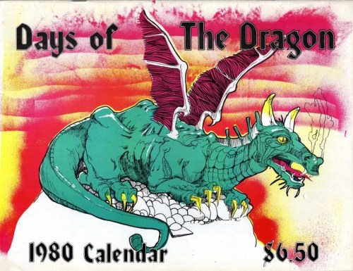 Days Calendar 1980