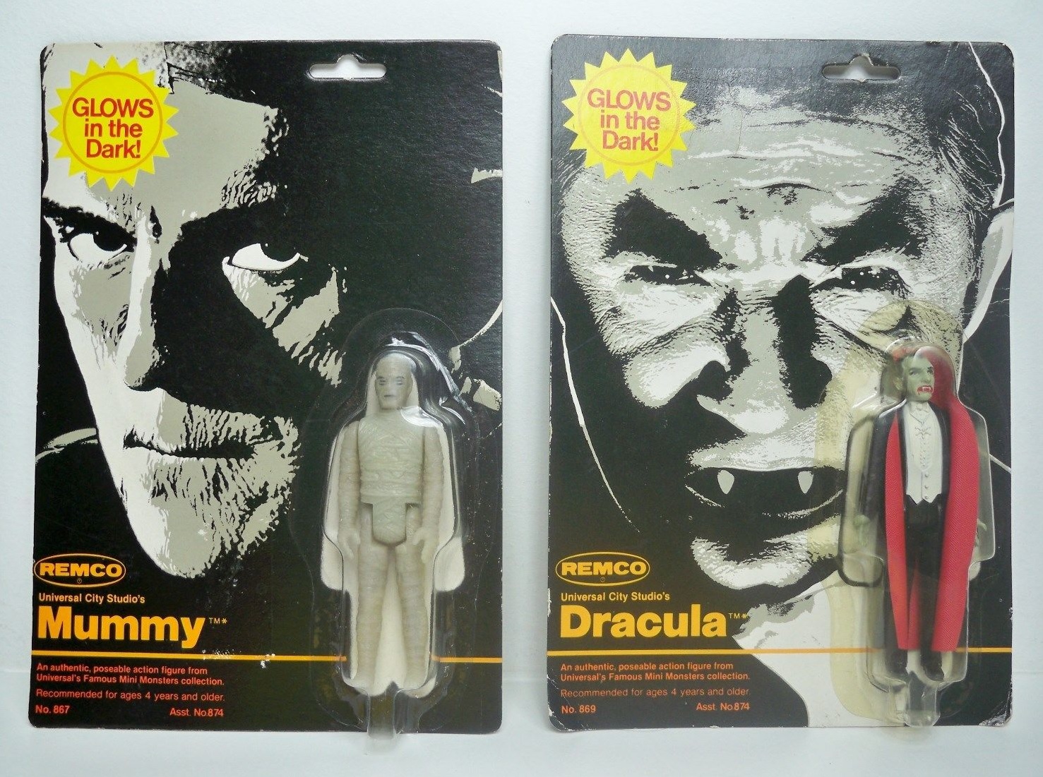 Remco's Universal Mini Monster Action Figures (1980) | 2 Warps to