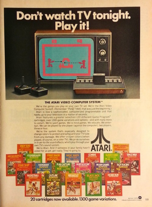 Atari Ad 1978-2