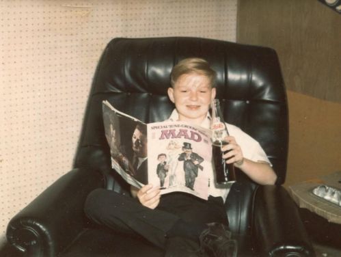 Boy Reading Mad 1966