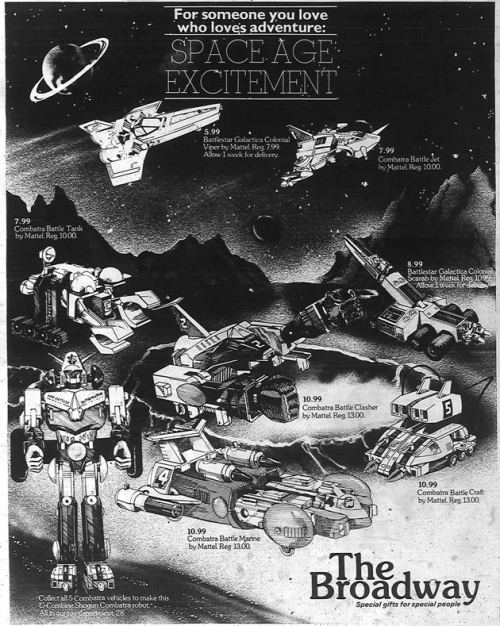 Space Toys Ad 1980